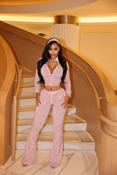 The Wild Muse Cheetah Set Pink