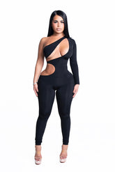 Temptation Jumpsuit Black