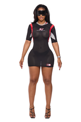 Court Side Football Dress Black