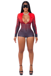 Fast Pace Racer Suit Red