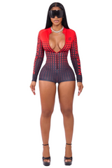 Fast Pace Racer Suit Red