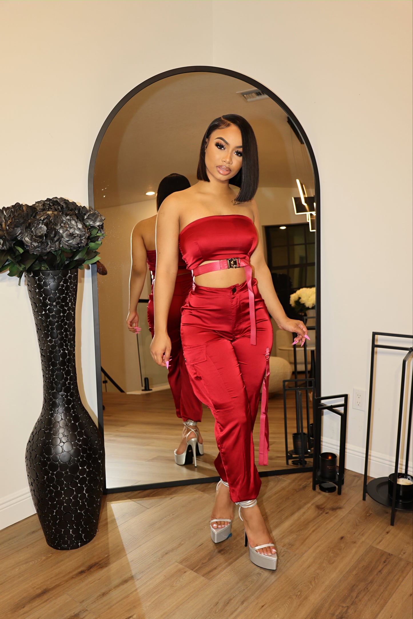 Silk Utility Set Red