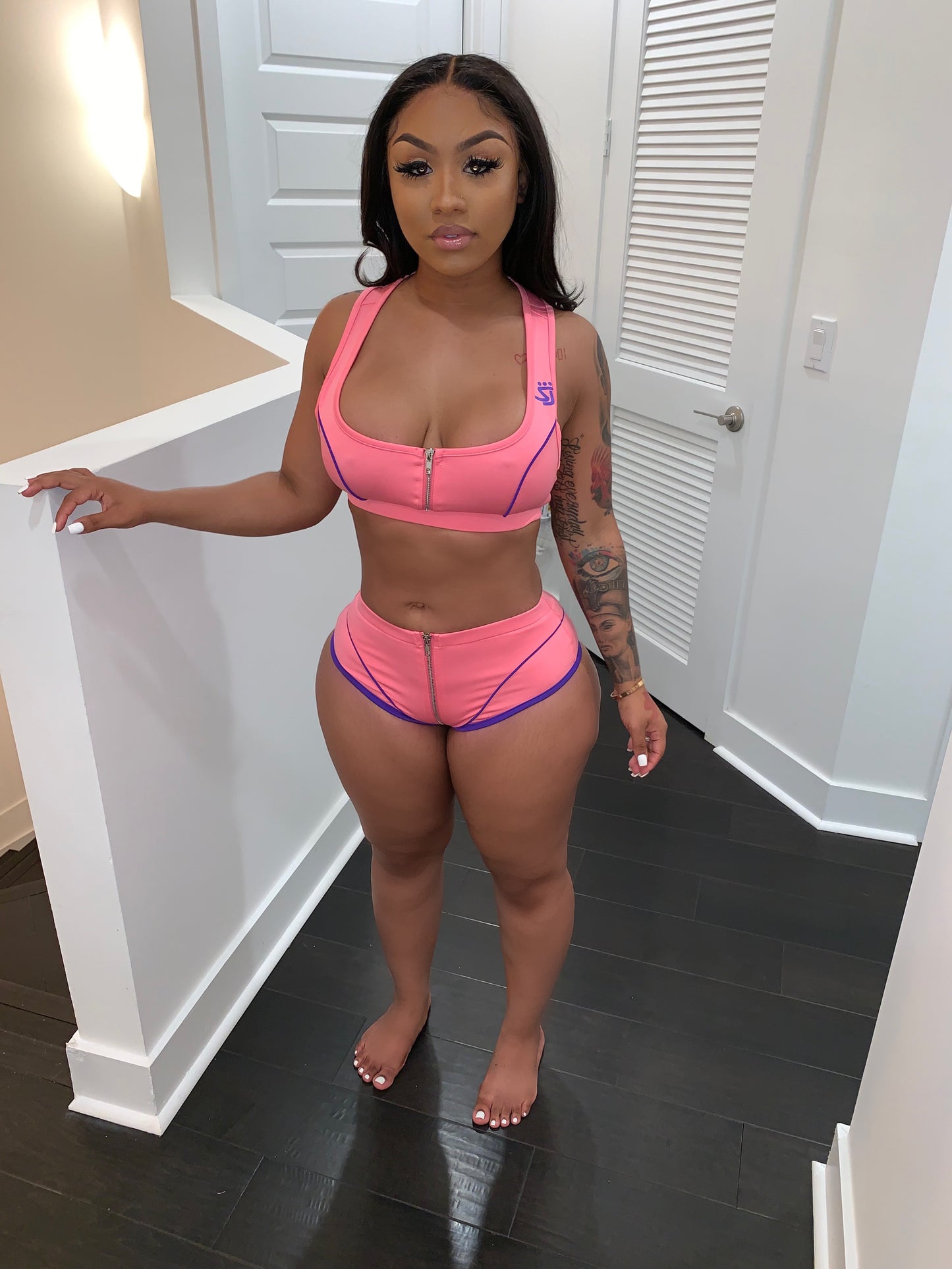 Miami Brief Top Pink