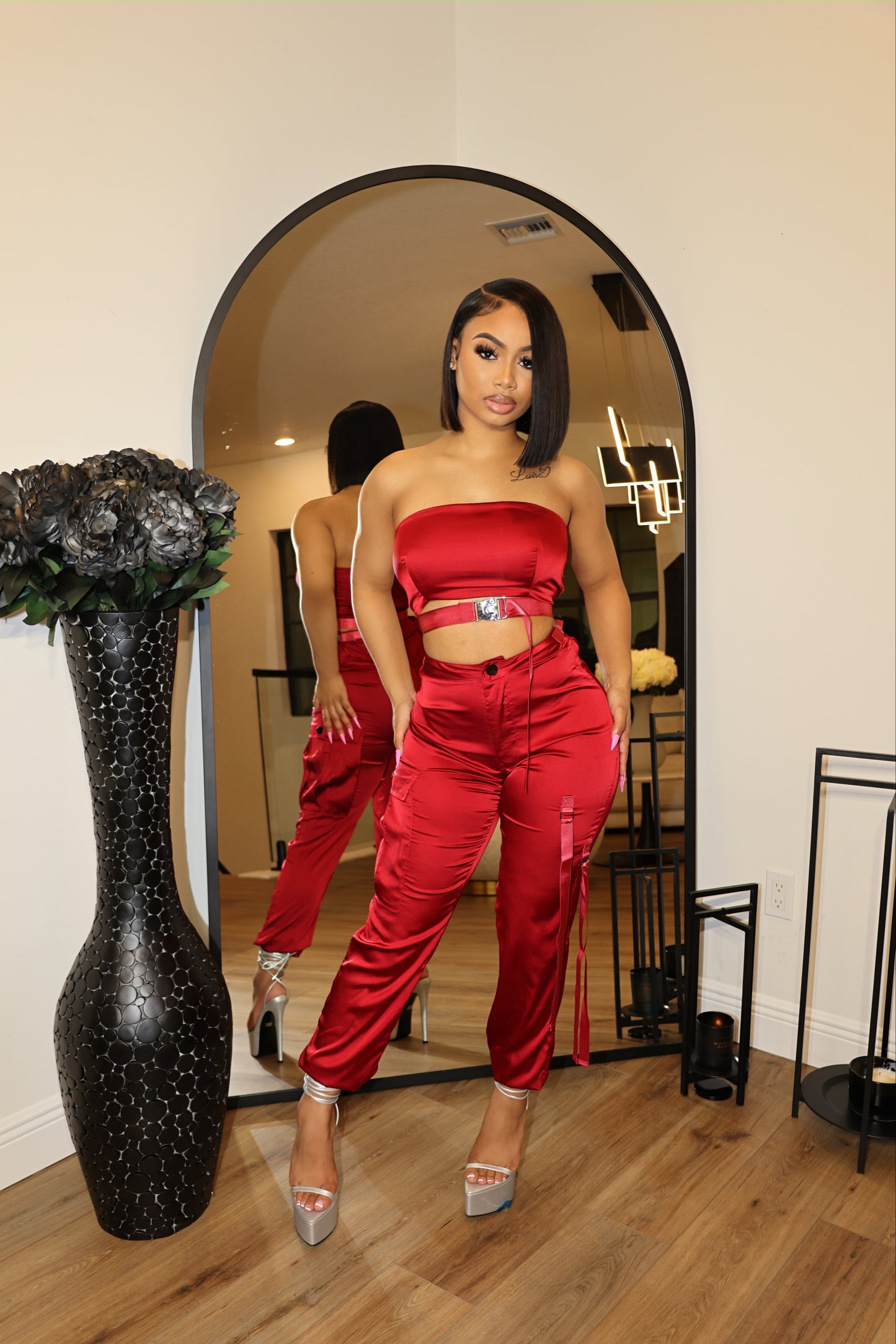 Silk Utility Set Red