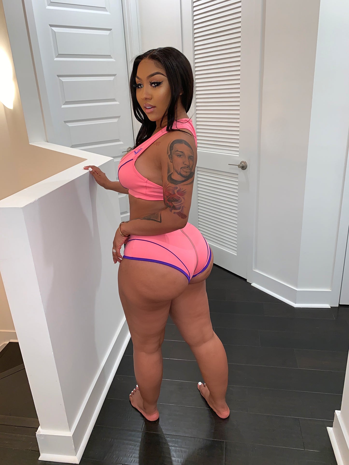 Miami Brief Top Pink
