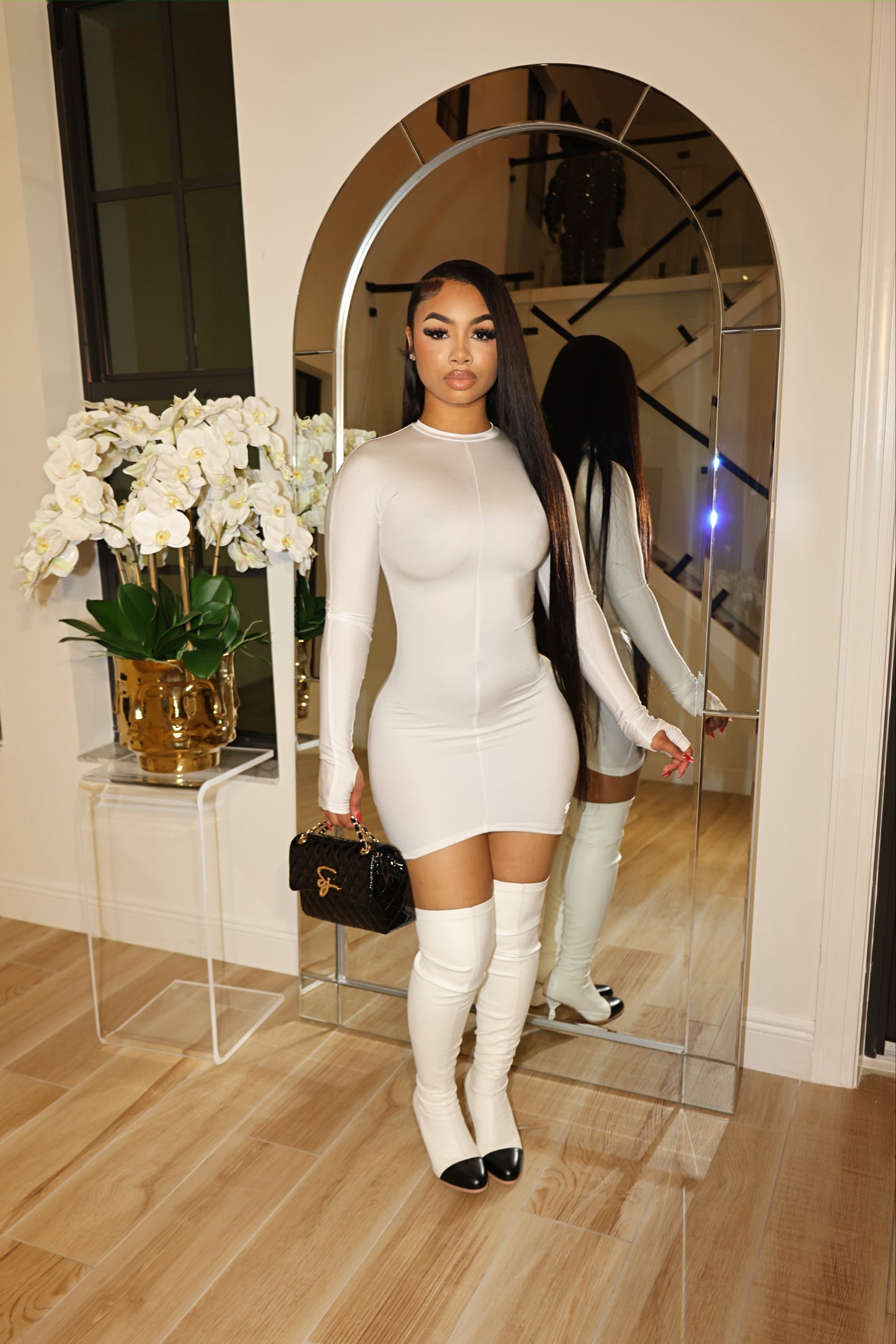 Compressed Dress White