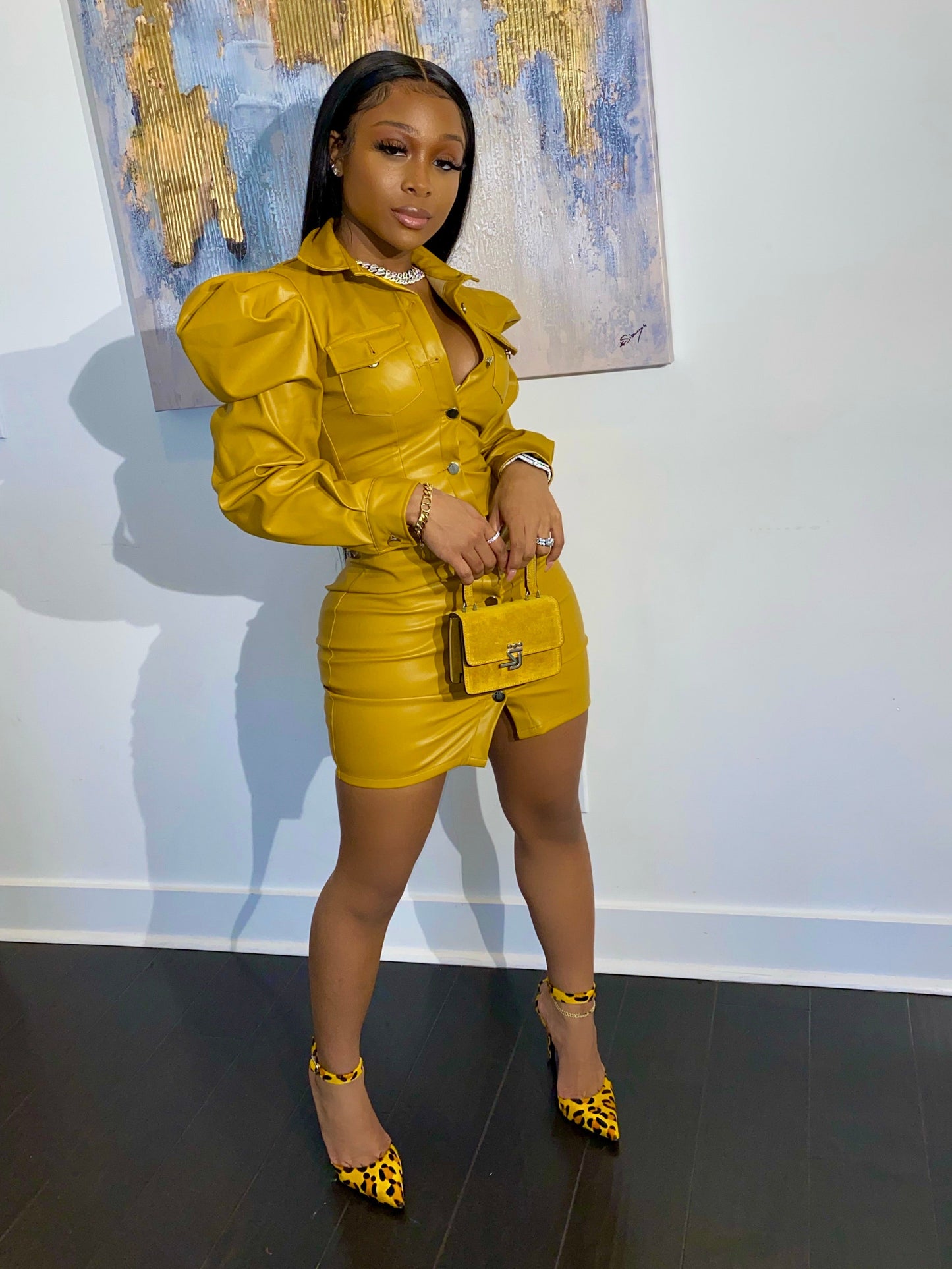 Fly High Dress Yellow
