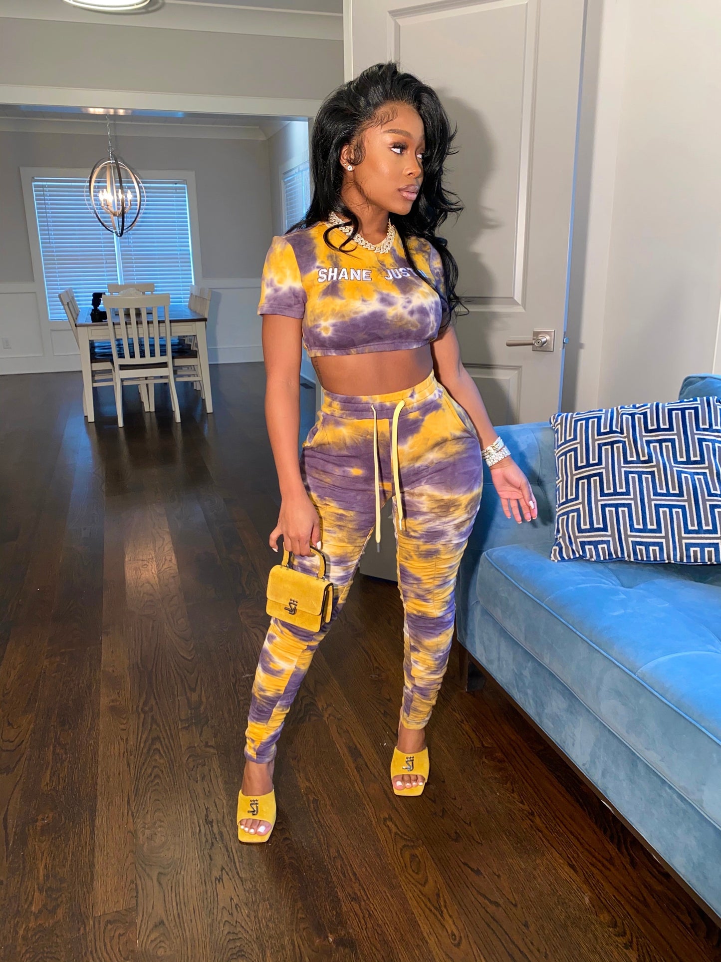 Post Up Joggers Yellow