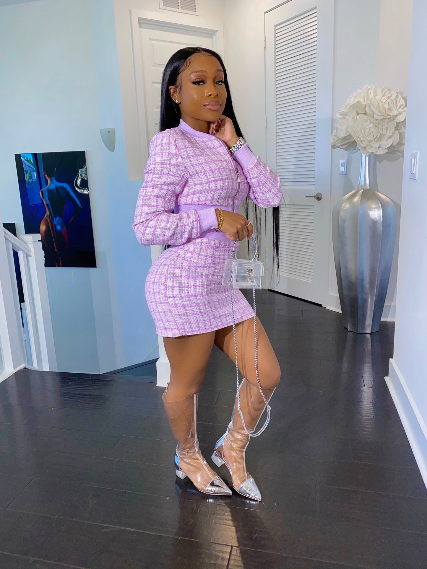 Fashion girl Lavender Skirt
