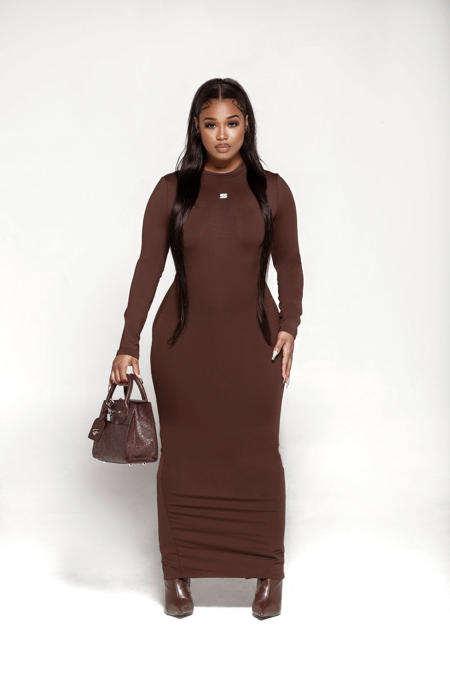 Rex Maxi Dress Brown