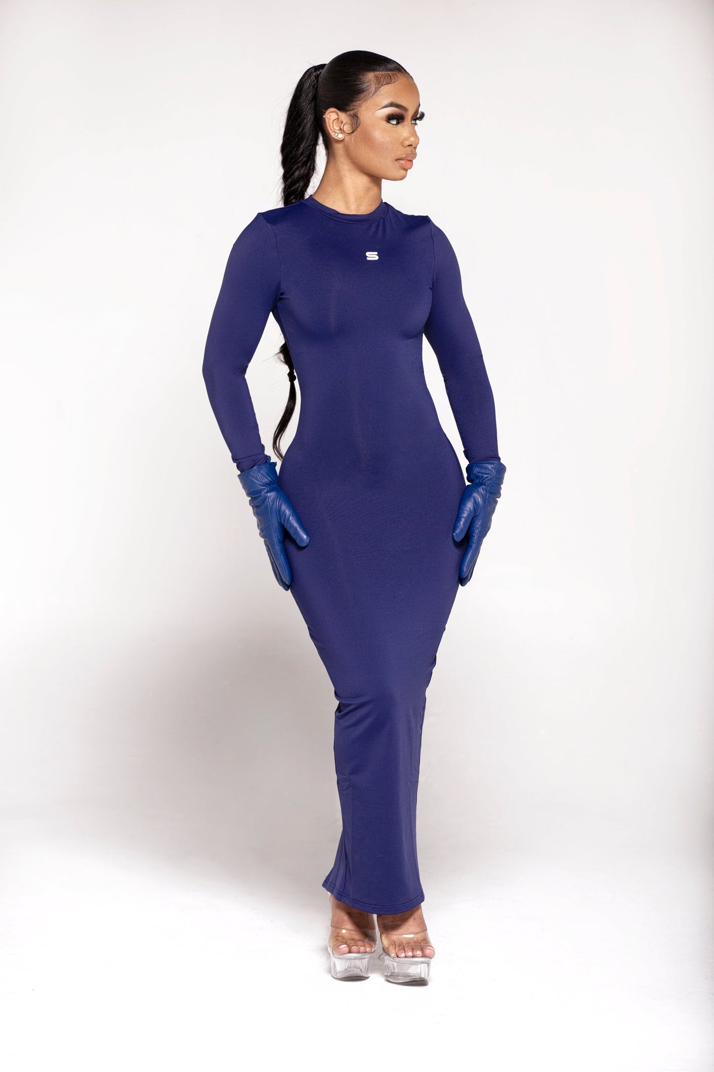 Rex Maxi Dress Navy