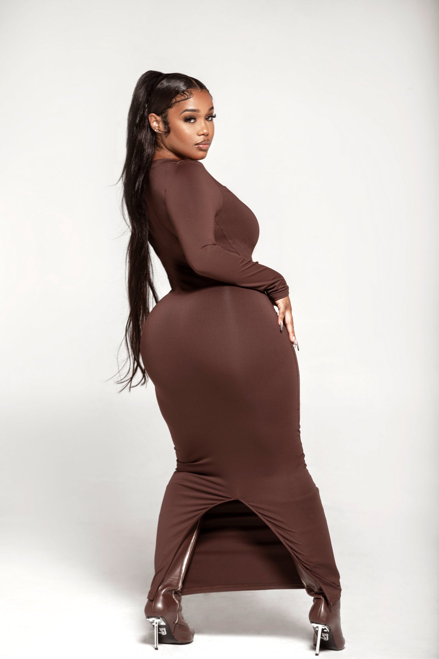 Rex Maxi Dress Brown