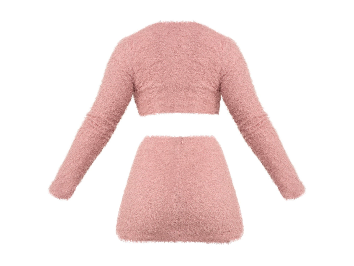 Ice Furry Top Pink