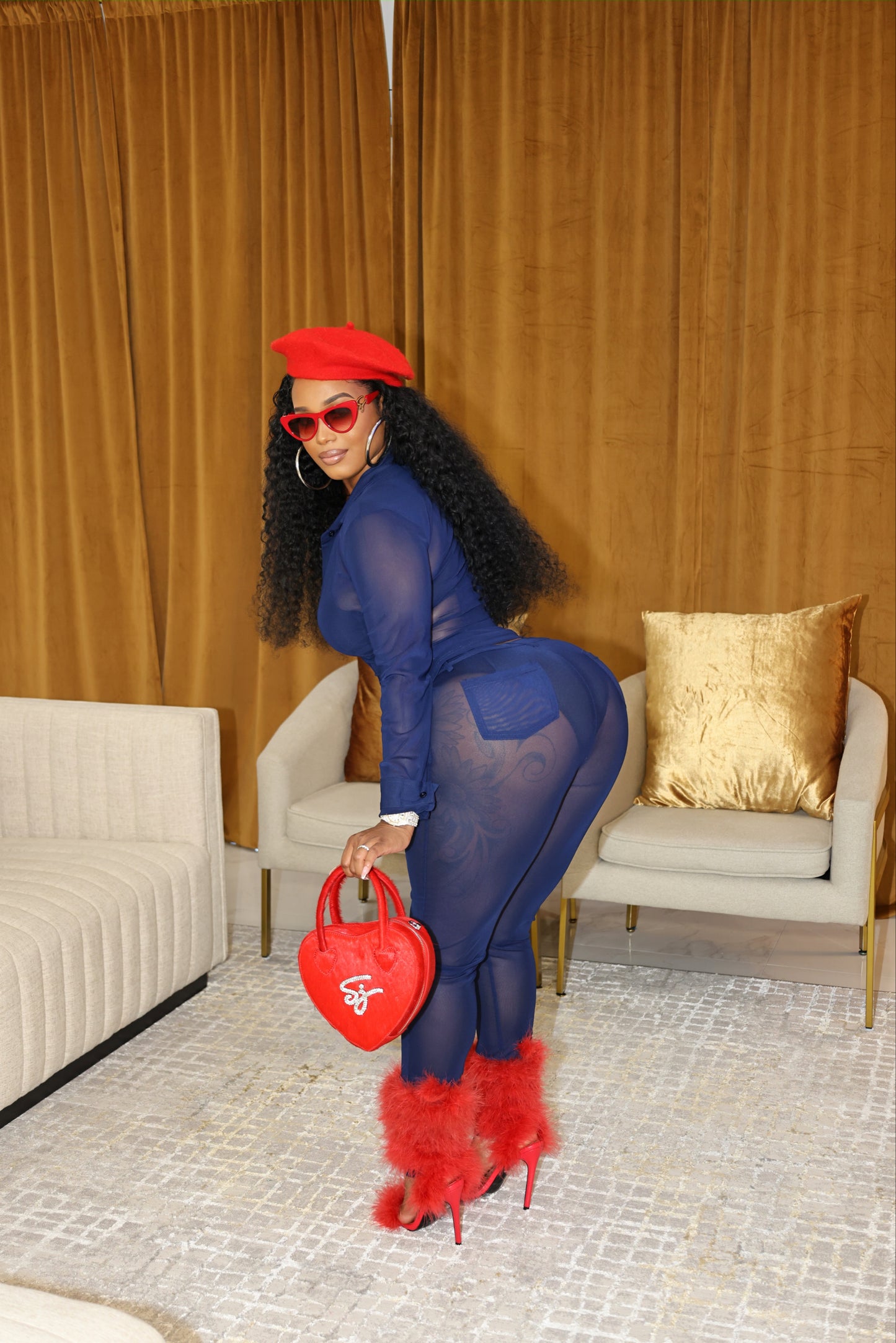 Victoria Set Navy Blue