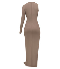 Step Ahead Dress Nude