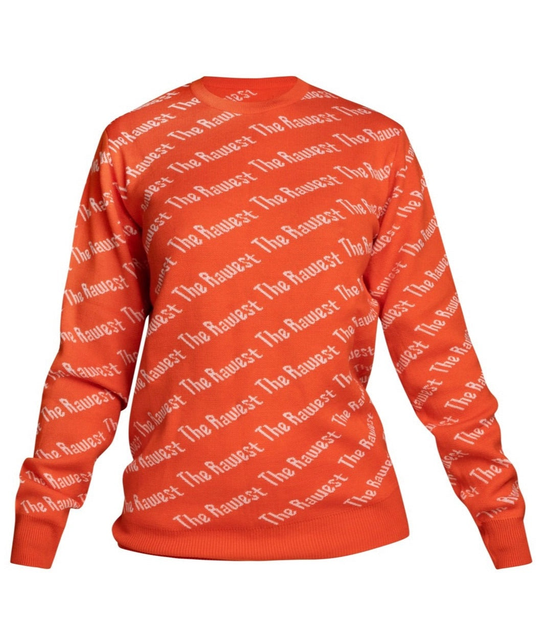 Rawest Monogram Sweater Orange (The Rawest)
