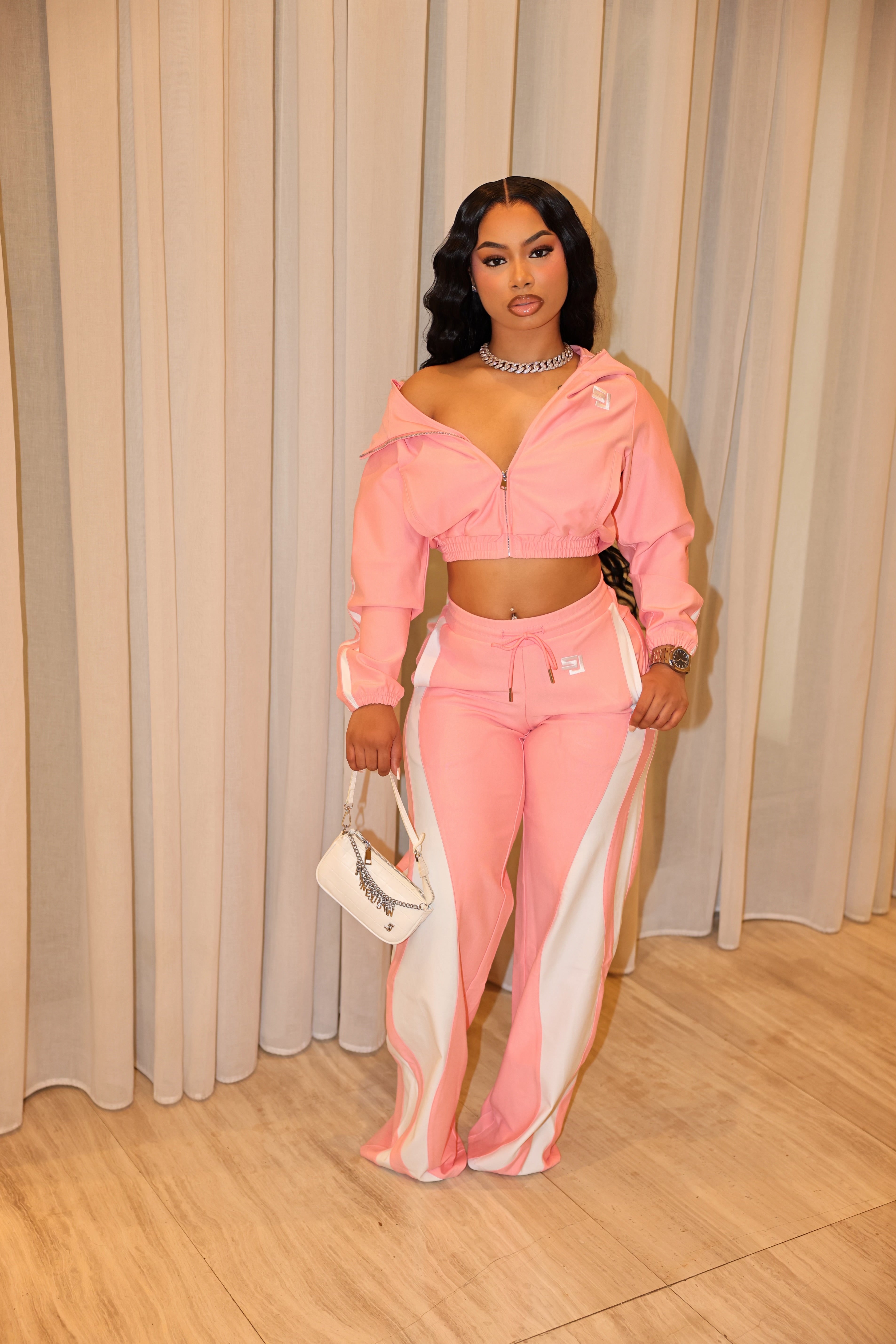 She Tea Tracksuit Pink