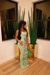 My Body Dress Green