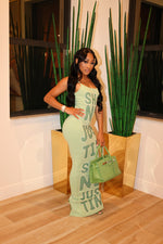 My Body Dress Green