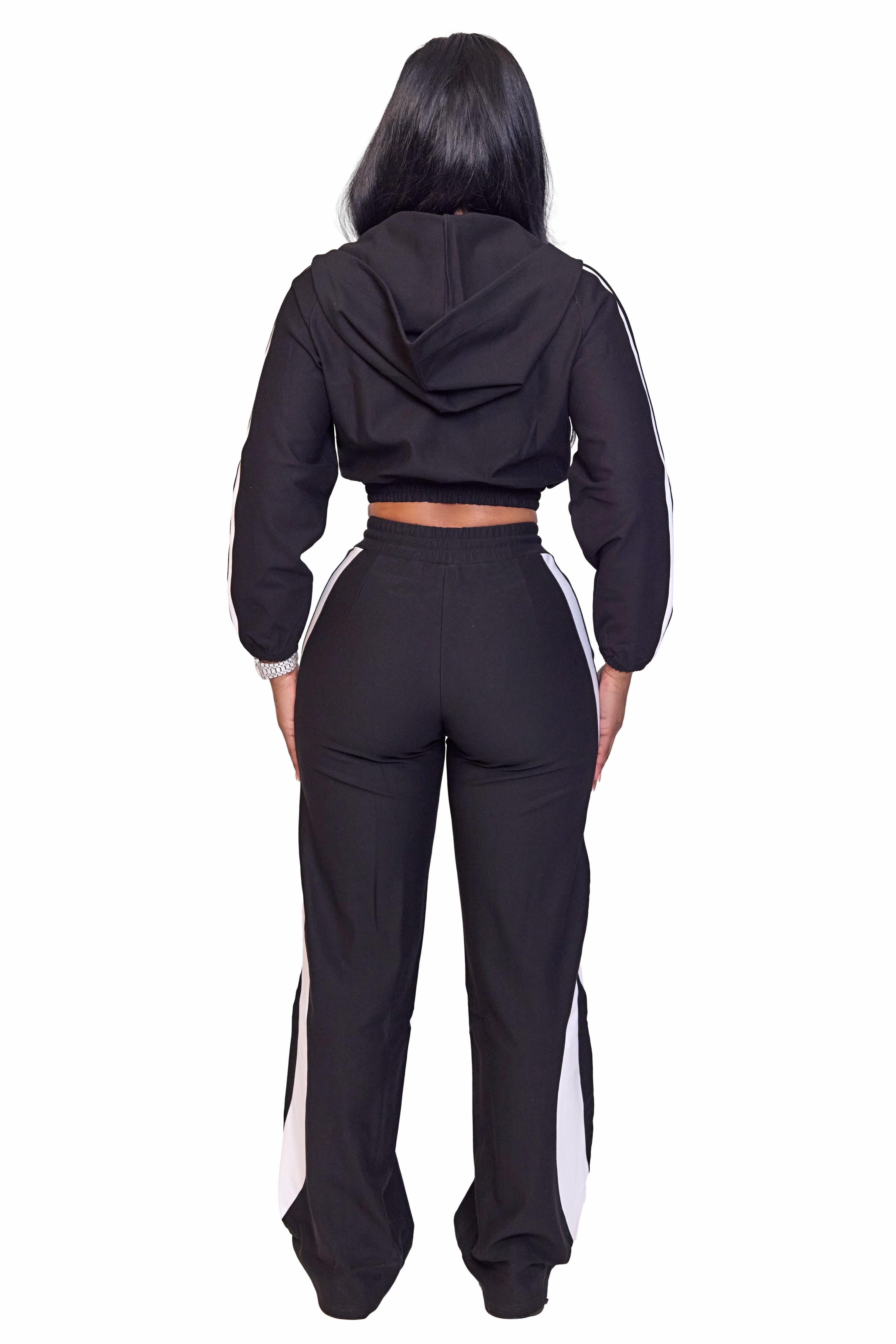 She Tea Tracksuit Black
