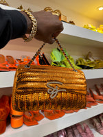 (Orange Chrome SJ Purse 1 of 1