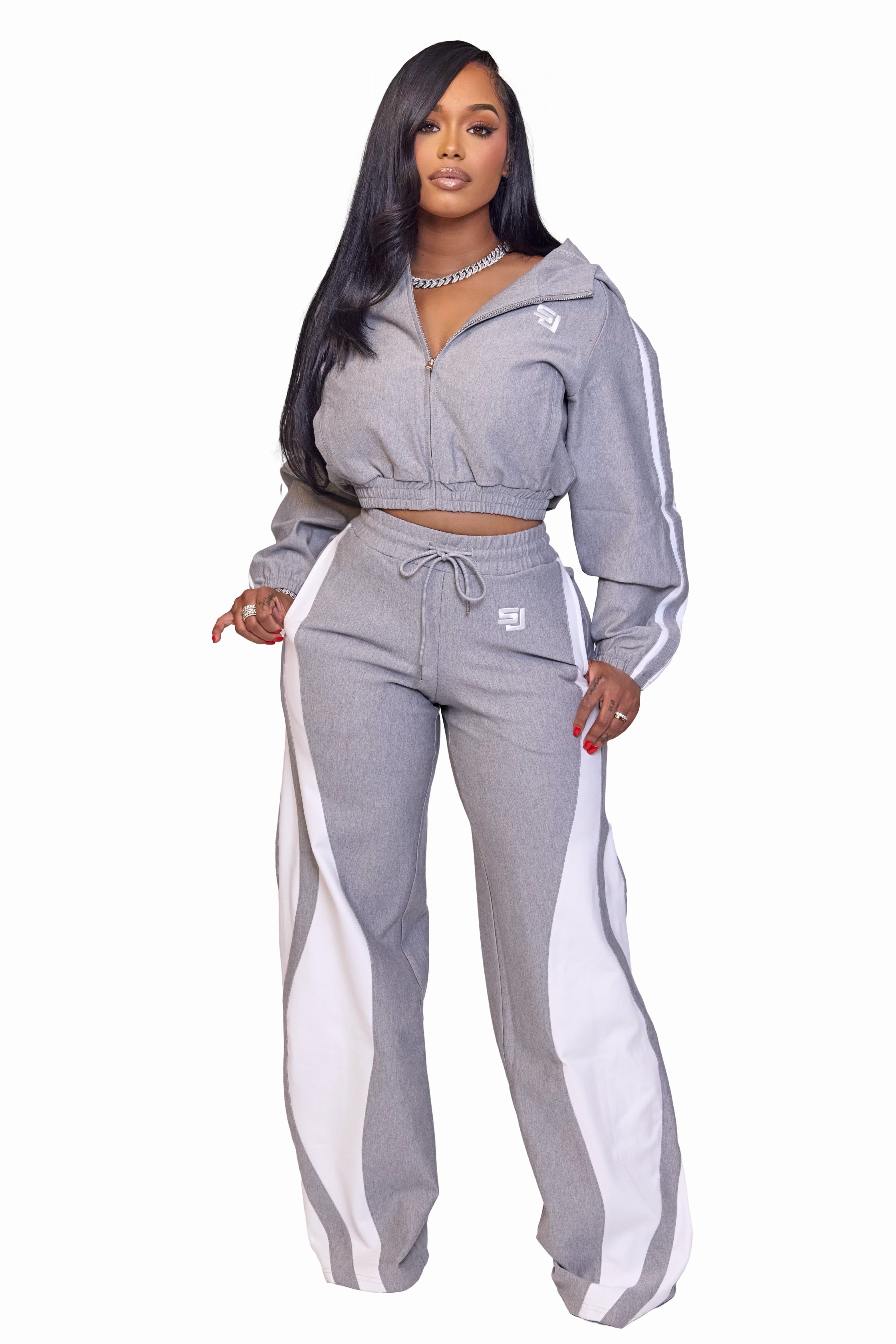 She Tea Tracksuit Grey