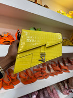 Yellow Exotic Shark Purse 1 of 1