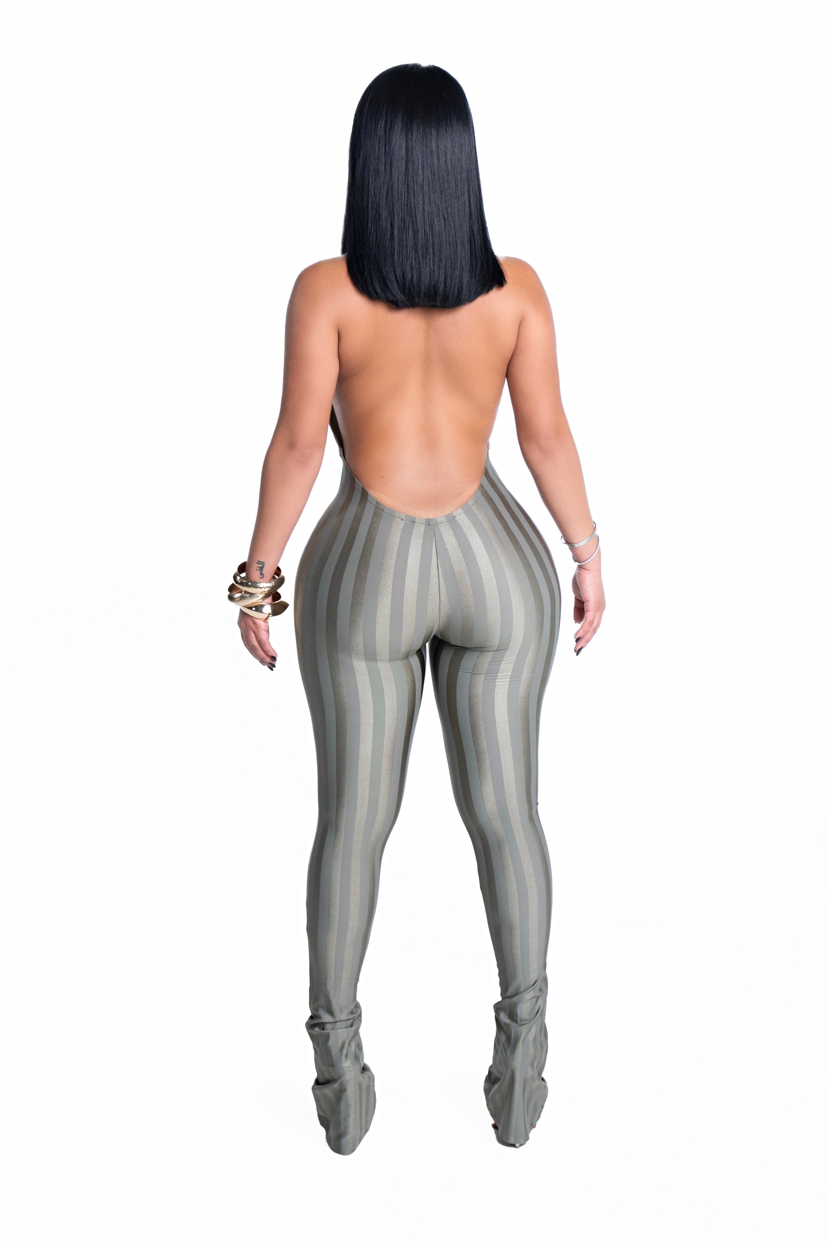Body Language Jumpsuit Green