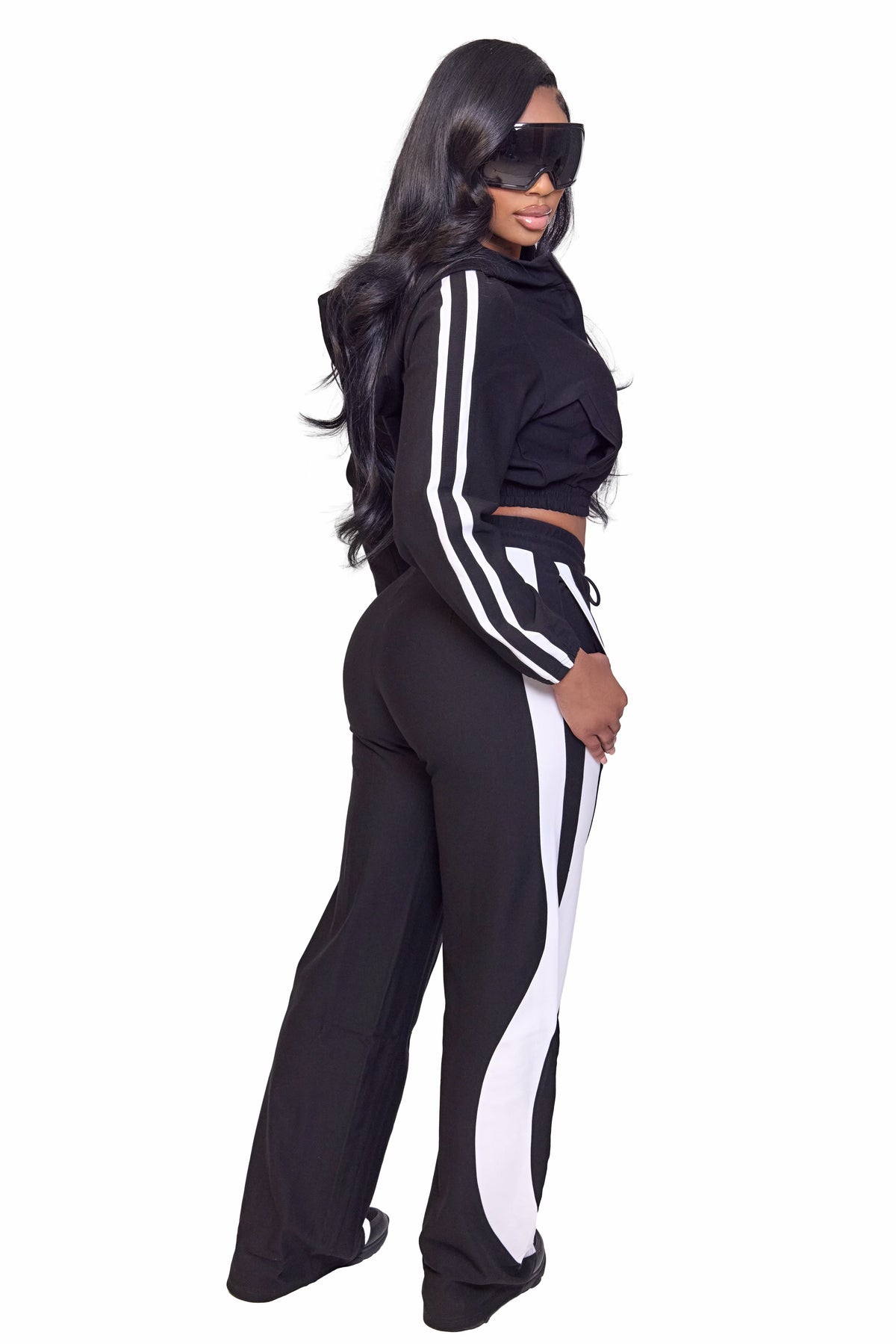 She Tea Tracksuit Black