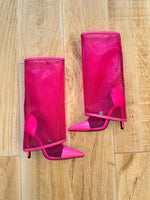 Mesh Boot Pink /Size Up 1-2 sizes