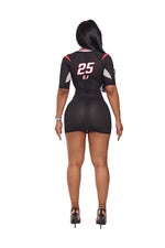 Court Side Football Dress Black