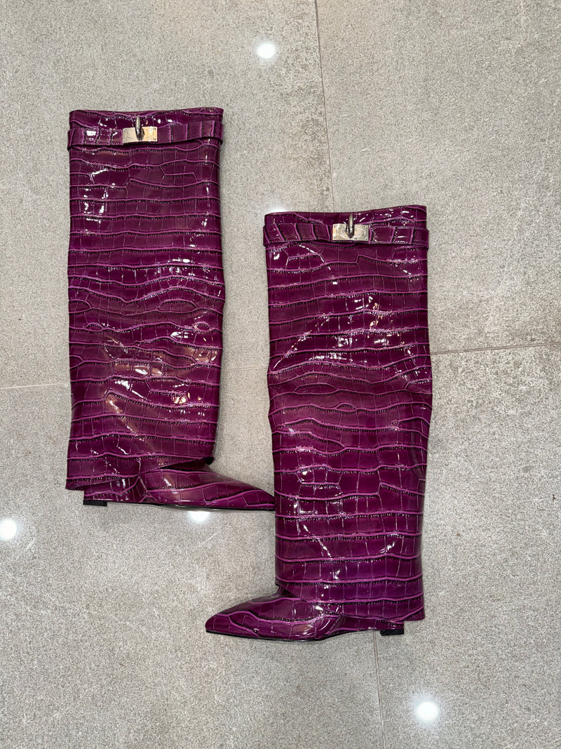 Gator Purple Lock Boots 1 of 1