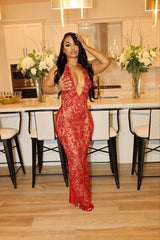 Regal Lux Dress Red