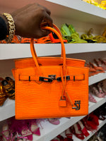 Orange Croc Purse 1 of 1