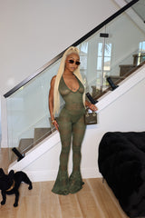 Honey Dew Jumpsuit Olive Green