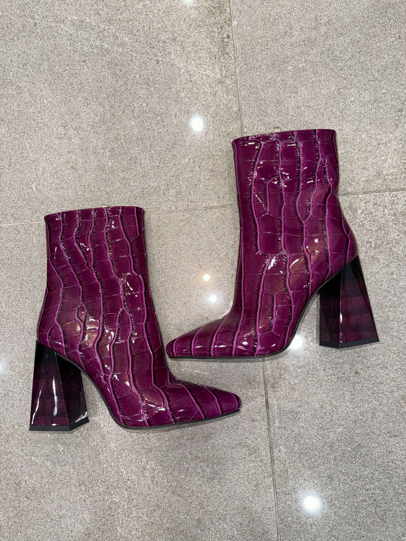 Gator Purple Ankle Boots 1 of 1