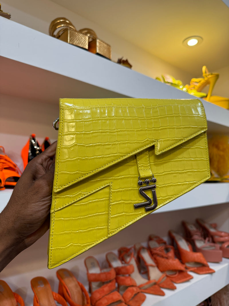 Yellow Exotic Shark Purse 1 of 1