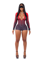 Fast Pace Racer Suit Red