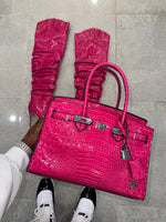 Pink Gator Shane Purse 1 of 1