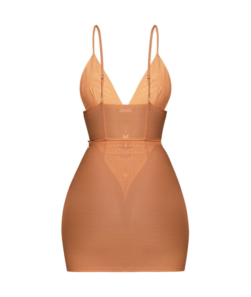 X Me Out Bodysuit Nude