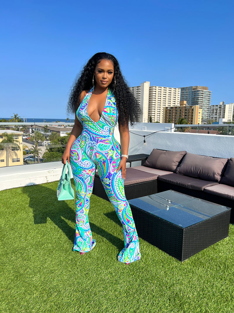 Miami Mami Jumpsuit  (Custom)