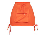 Color Pop Orange Skirt