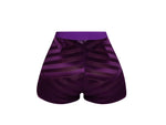 Miss Thang Mesh Purple Shorts
