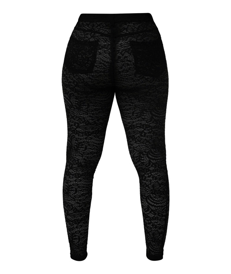 Luxury Kitty Black Lace Pants