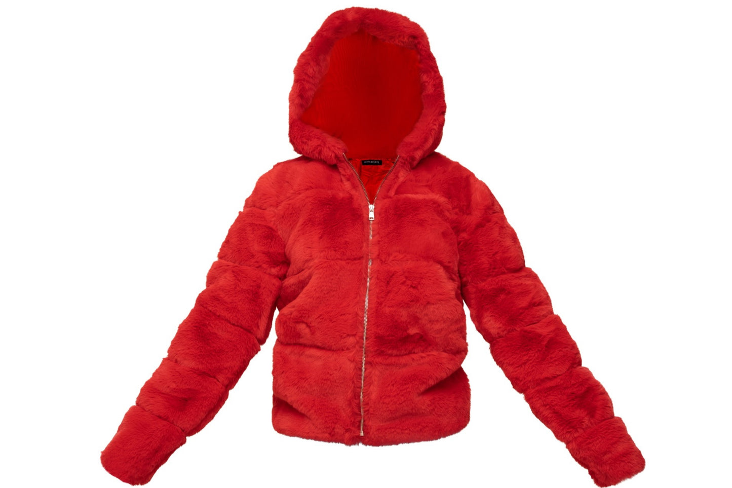 Unisex Fur Coat Red