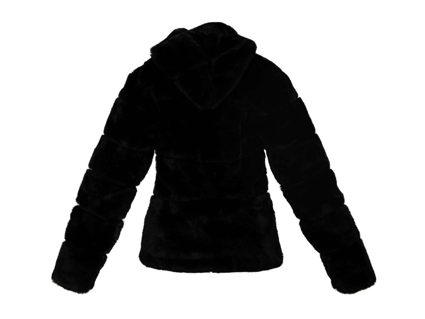 Unisex Fur Coat Black