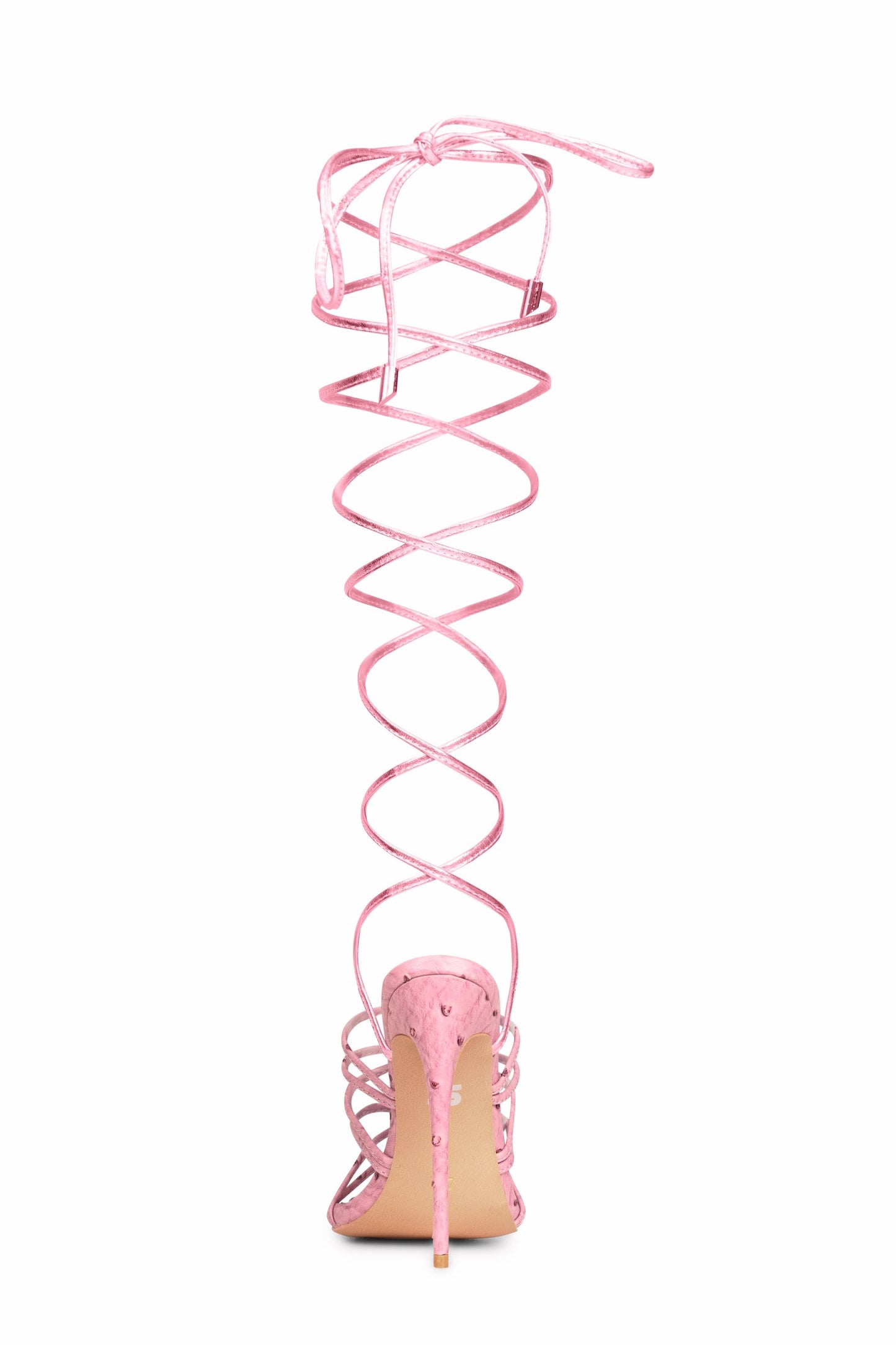 Exotic Swizzle Sandal Pink