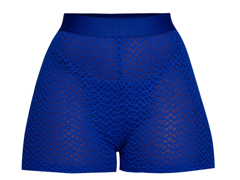 Olympic Blue Mesh Shorts