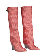 Wavy Boots Pink