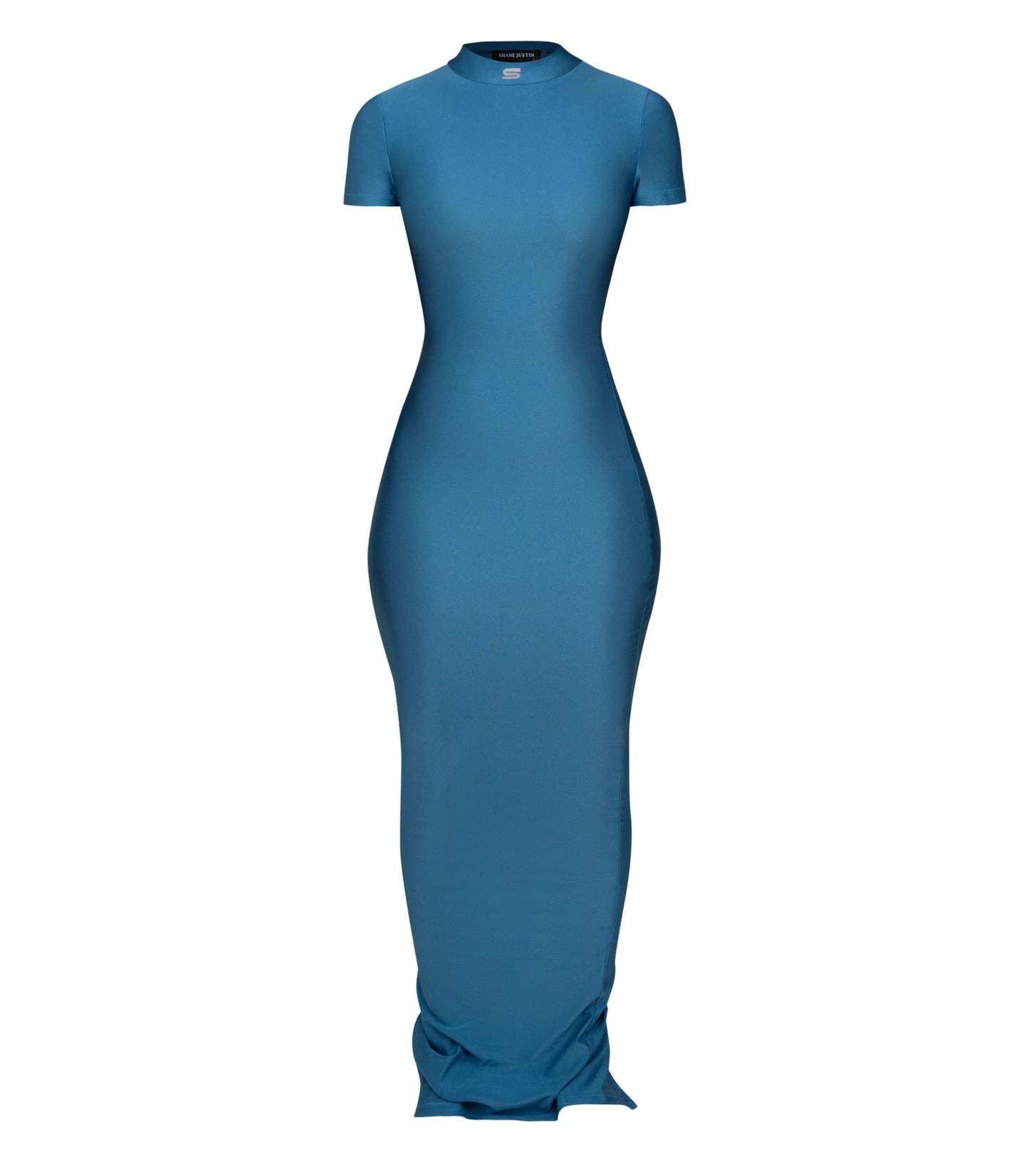 Silhouette Maxi Dress Blue